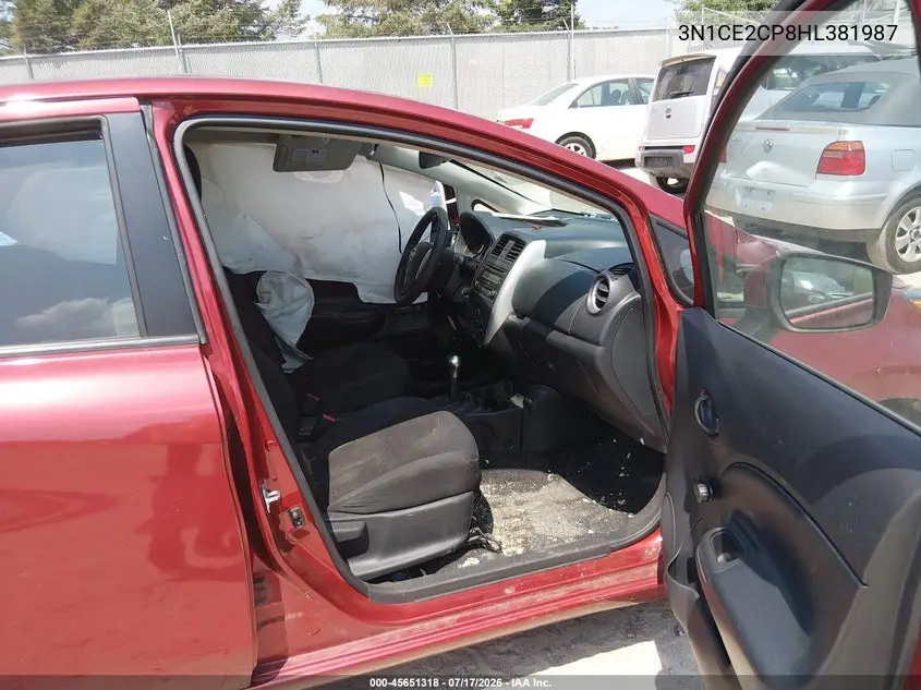 2017 Nissan Versa Note S Plus VIN: 3N1CE2CP8HL381987 Lot: 45651318