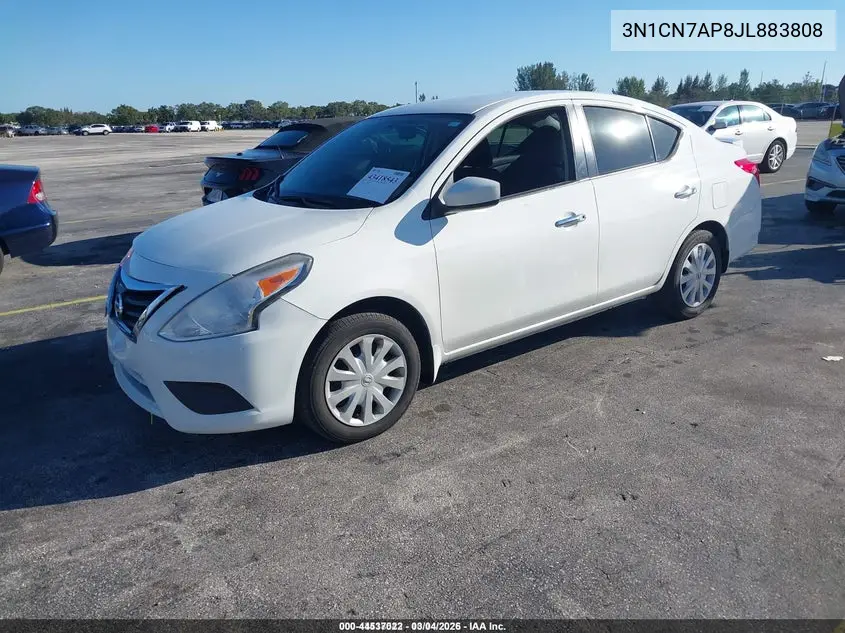 3N1CN7AP8JL883808 2018 Nissan Versa 1.6 Sv
