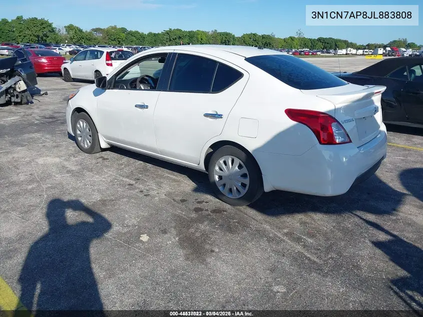 3N1CN7AP8JL883808 2018 Nissan Versa 1.6 Sv