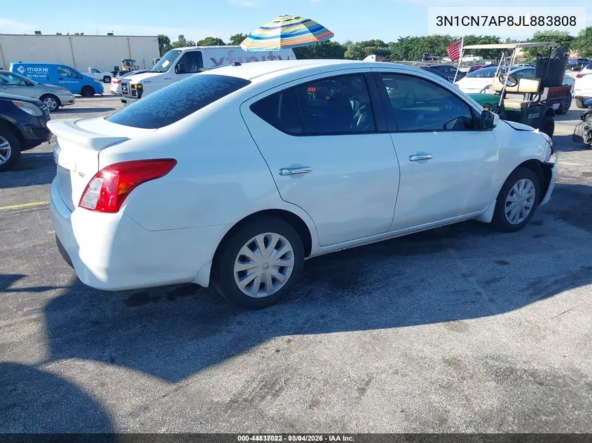 3N1CN7AP8JL883808 2018 Nissan Versa 1.6 Sv