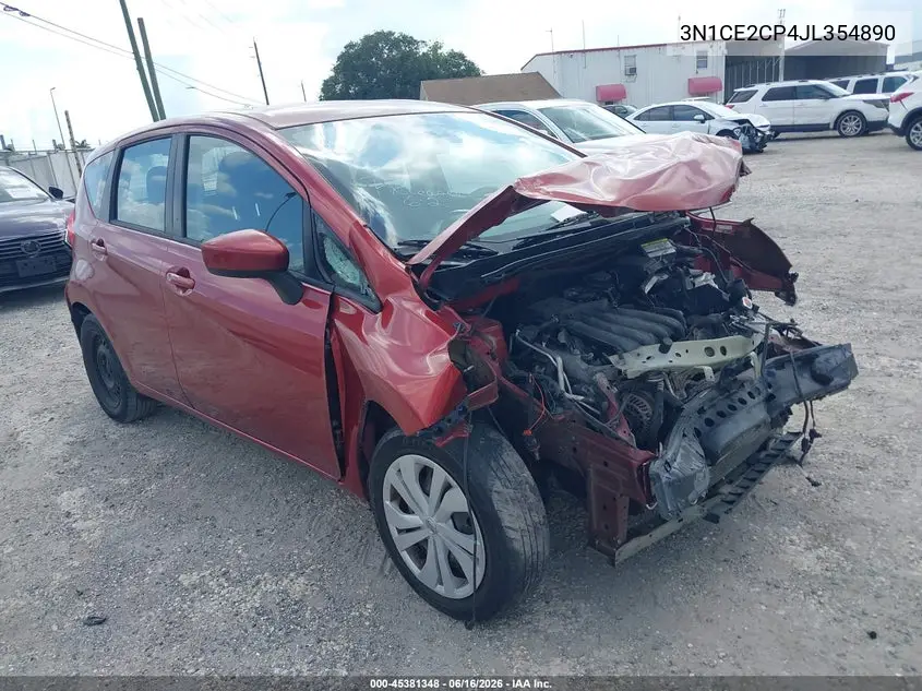 2018 Nissan Versa Note Sv VIN: 3N1CE2CP4JL354890 Lot: 45381348