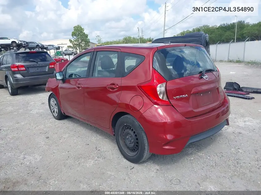 2018 Nissan Versa Note Sv VIN: 3N1CE2CP4JL354890 Lot: 45381348