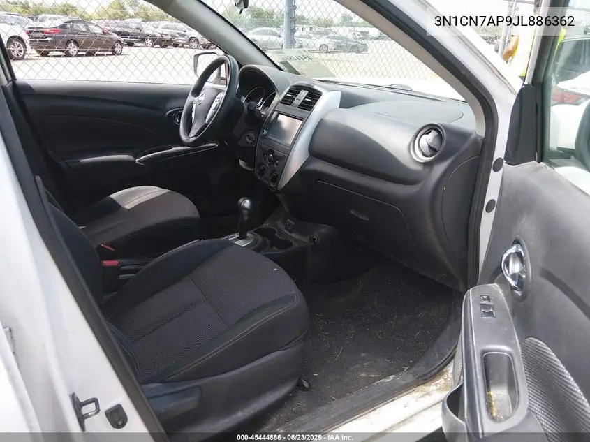 2018 Nissan Versa 1.6 Sv VIN: 3N1CN7AP9JL886362 Lot: 45444866