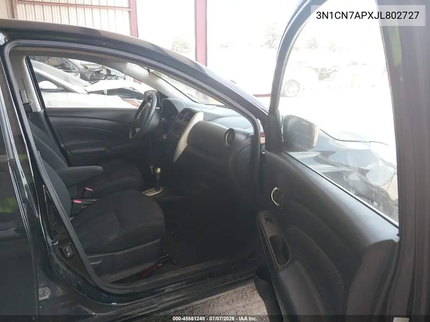 2018 Nissan Versa 1.6 Sv VIN: 3N1CN7APXJL802727 Lot: 45561248