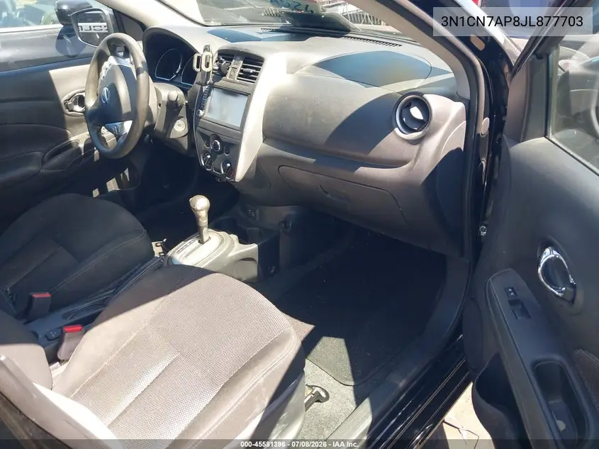 2018 Nissan Versa 1.6 Sv VIN: 3N1CN7AP8JL877703 Lot: 45581396