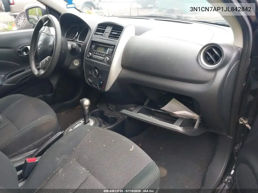 2018 Nissan Versa 1.6 Sv VIN: 3N1CN7AP1JL842842 Lot: 45613720