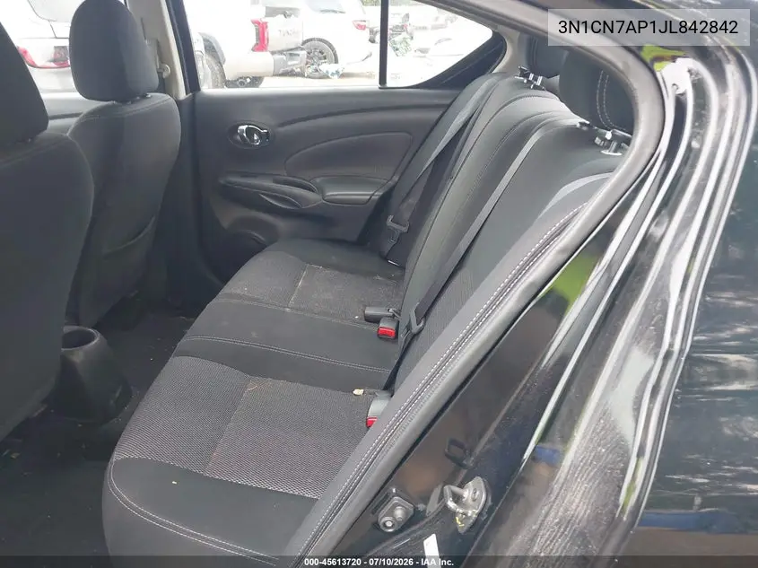 2018 Nissan Versa 1.6 Sv VIN: 3N1CN7AP1JL842842 Lot: 45613720