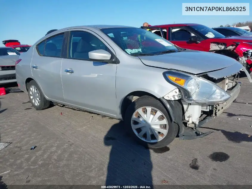 3N1CN7AP0KL866325 2019 Nissan Versa 1.6 Sv