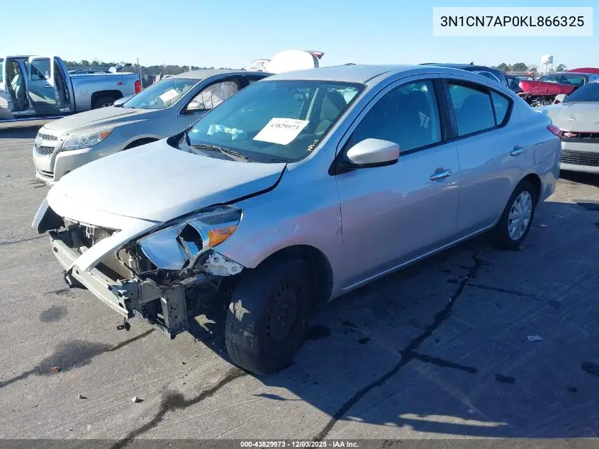 3N1CN7AP0KL866325 2019 Nissan Versa 1.6 Sv