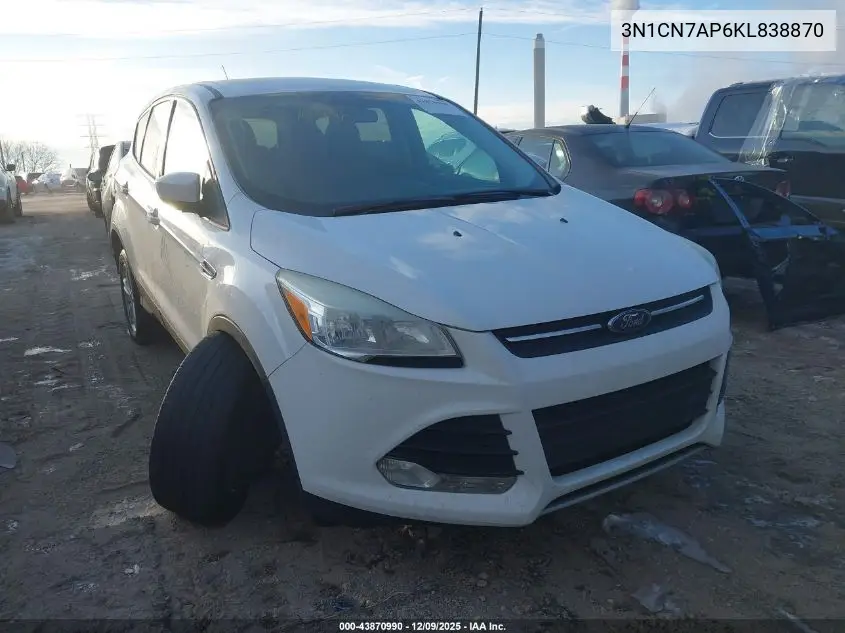 3N1CN7AP6KL838870 2019 Nissan Versa 1.6 Sv