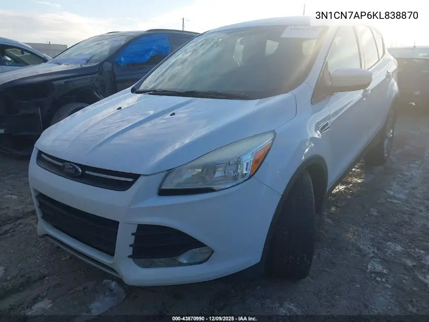 3N1CN7AP6KL838870 2019 Nissan Versa 1.6 Sv