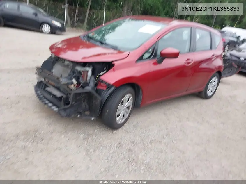 2019 Nissan Versa Note S VIN: 3N1CE2CP1KL365833 Lot: 45577570