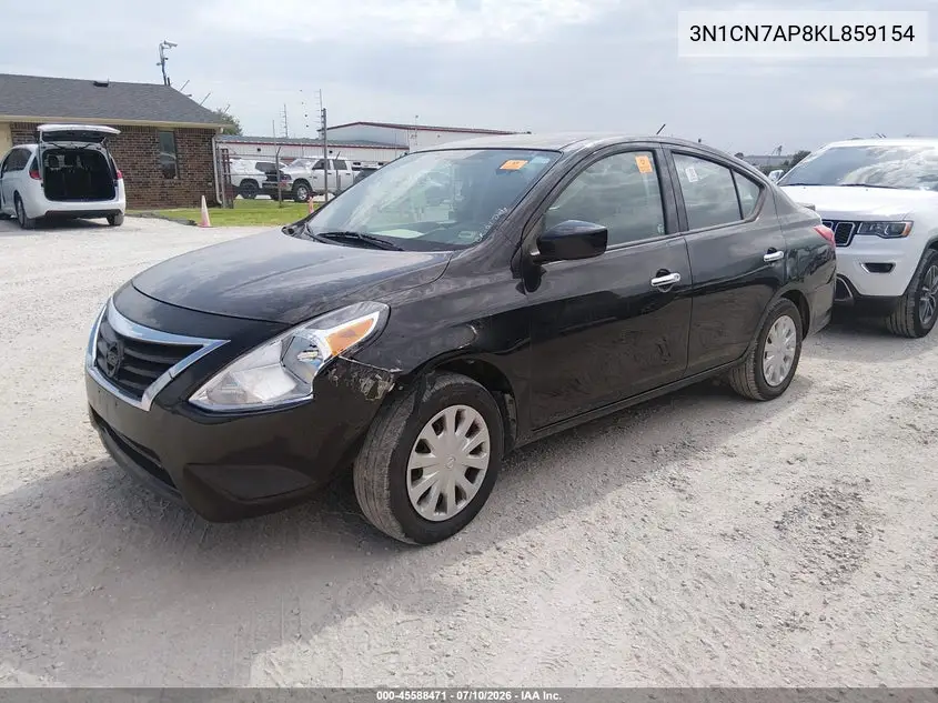 2019 Nissan Versa 1.6 Sv VIN: 3N1CN7AP8KL859154 Lot: 45588471