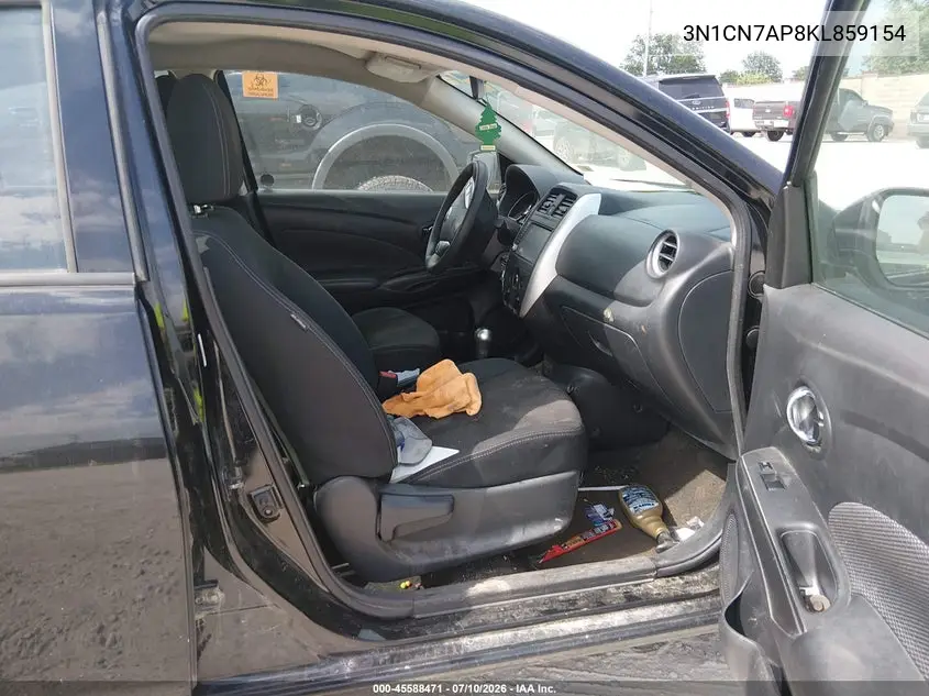2019 Nissan Versa 1.6 Sv VIN: 3N1CN7AP8KL859154 Lot: 45588471