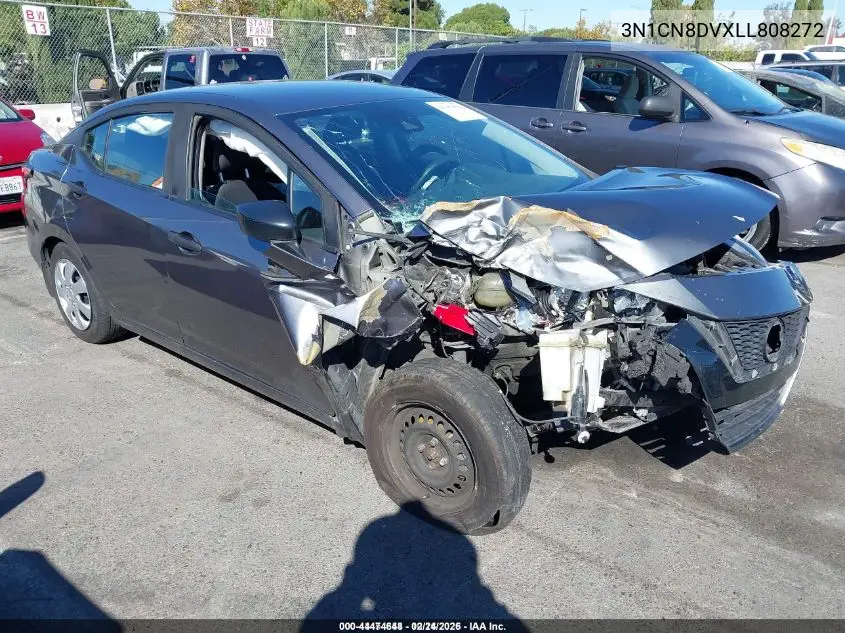 3N1CN8DVXLL808272 2020 Nissan Versa S Xtronic Cvt