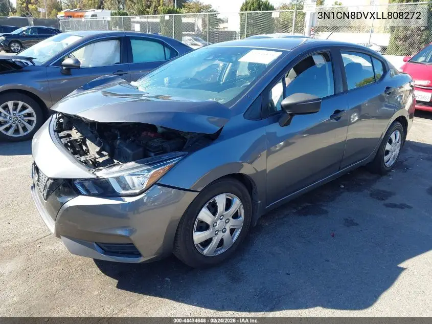 3N1CN8DVXLL808272 2020 Nissan Versa S Xtronic Cvt