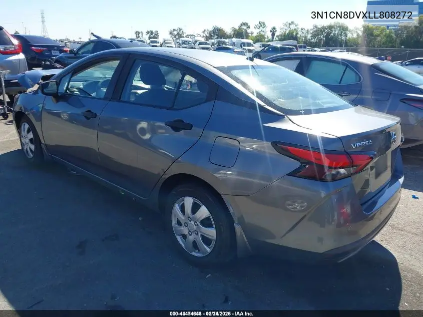 3N1CN8DVXLL808272 2020 Nissan Versa S Xtronic Cvt