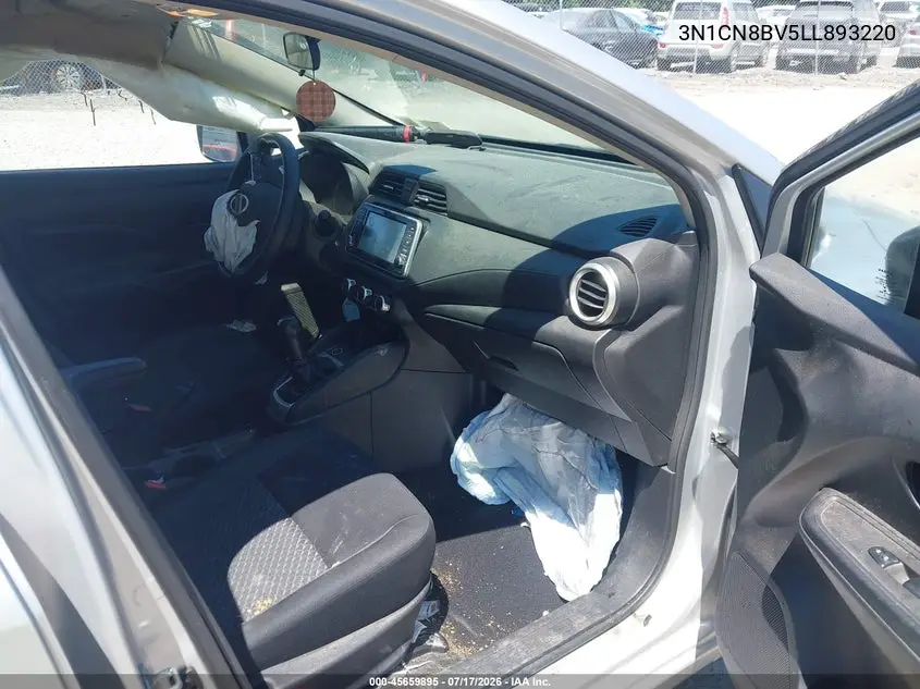 2020 Nissan Versa S 5-Speed Manual Transmission VIN: 3N1CN8BV5LL893220 Lot: 45659895