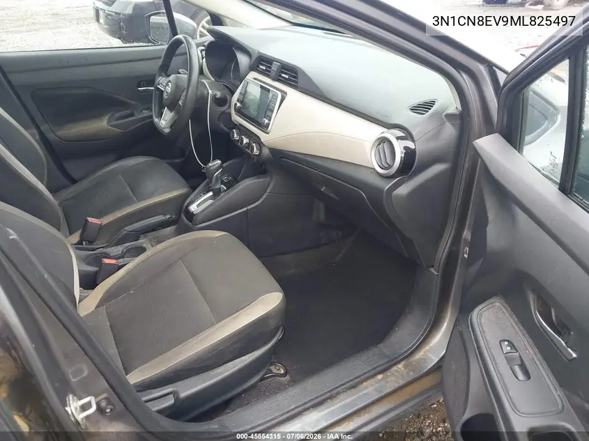 2021 Nissan Versa Sv Xtronic Cvt VIN: 3N1CN8EV9ML825497 Lot: 45554315
