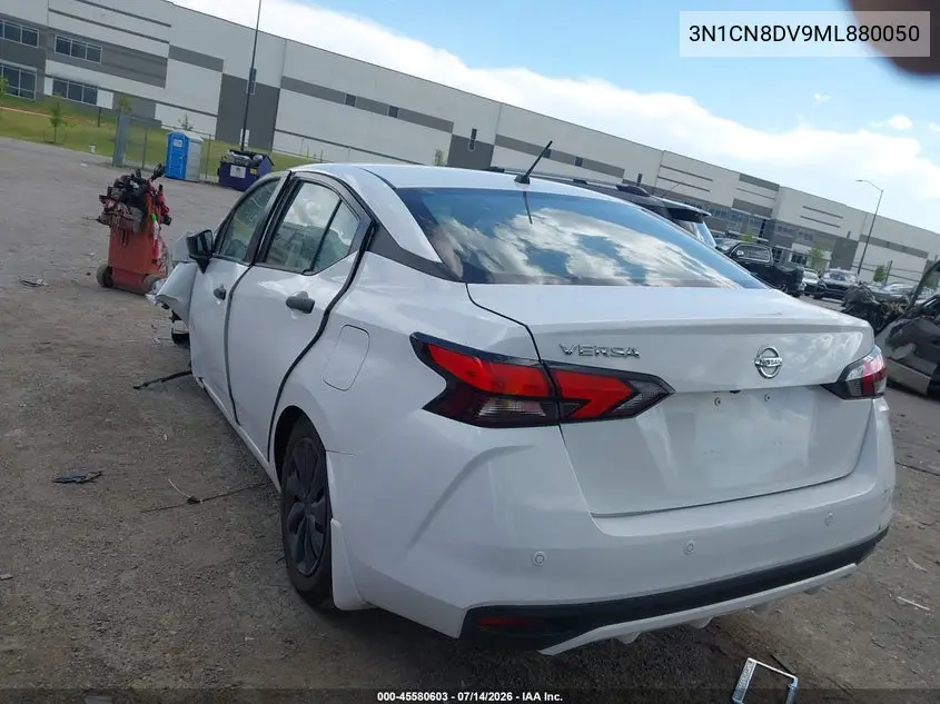 2021 Nissan Versa S Xtronic Cvt VIN: 3N1CN8DV9ML880050 Lot: 45580603