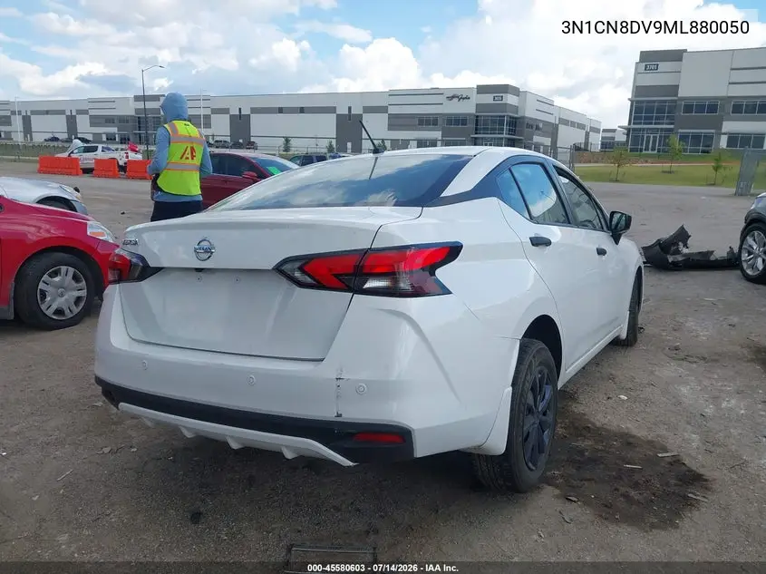 2021 Nissan Versa S Xtronic Cvt VIN: 3N1CN8DV9ML880050 Lot: 45580603