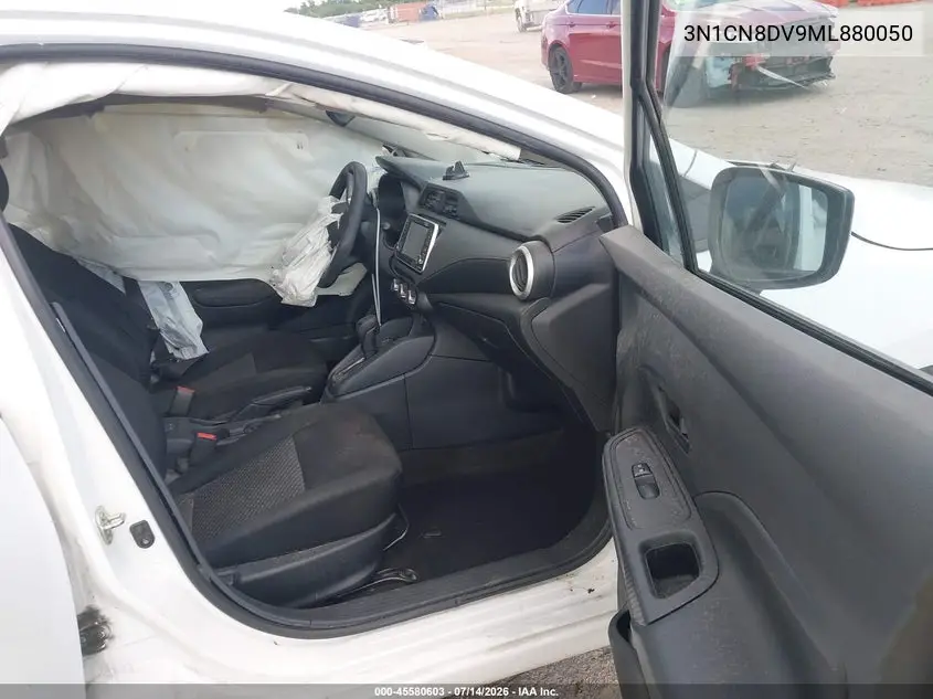 2021 Nissan Versa S Xtronic Cvt VIN: 3N1CN8DV9ML880050 Lot: 45580603