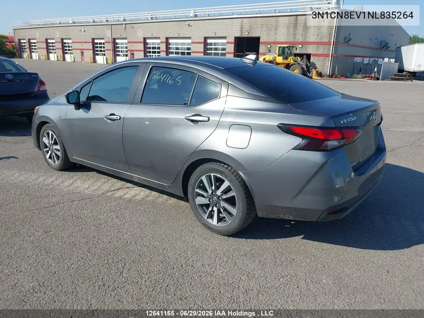 2022 Nissan Versa Sv VIN: 3N1CN8EV1NL835264 Lot: 12641165