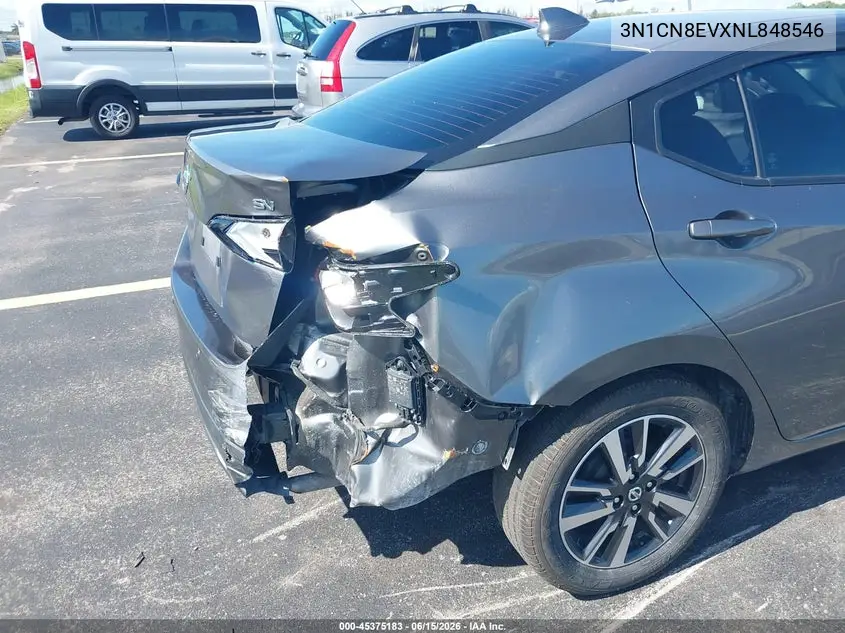 2022 Nissan Versa 1.6 Sv Xtronic Cvt VIN: 3N1CN8EVXNL848546 Lot: 45375183