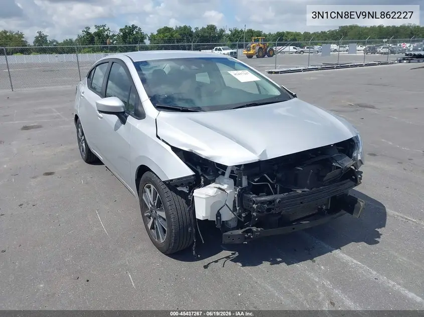 2022 Nissan Versa 1.6 Sv Xtronic Cvt VIN: 3N1CN8EV9NL862227 Lot: 45437267