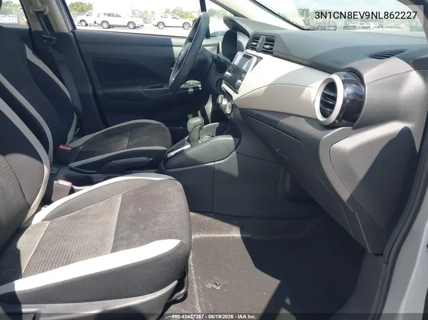 2022 Nissan Versa 1.6 Sv Xtronic Cvt VIN: 3N1CN8EV9NL862227 Lot: 45437267