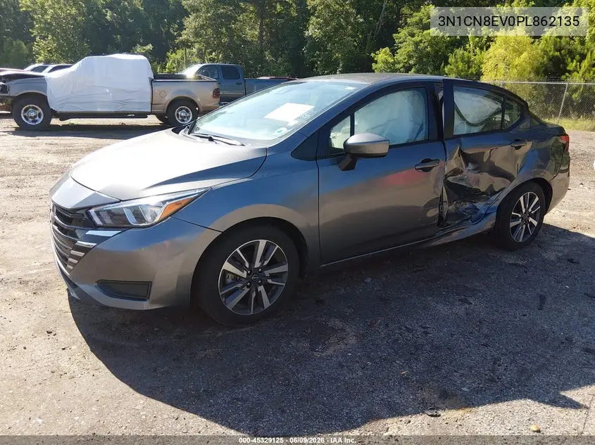 2023 Nissan Versa 1.6 Sv Xtronic Cvt VIN: 3N1CN8EV0PL862135 Lot: 45329125