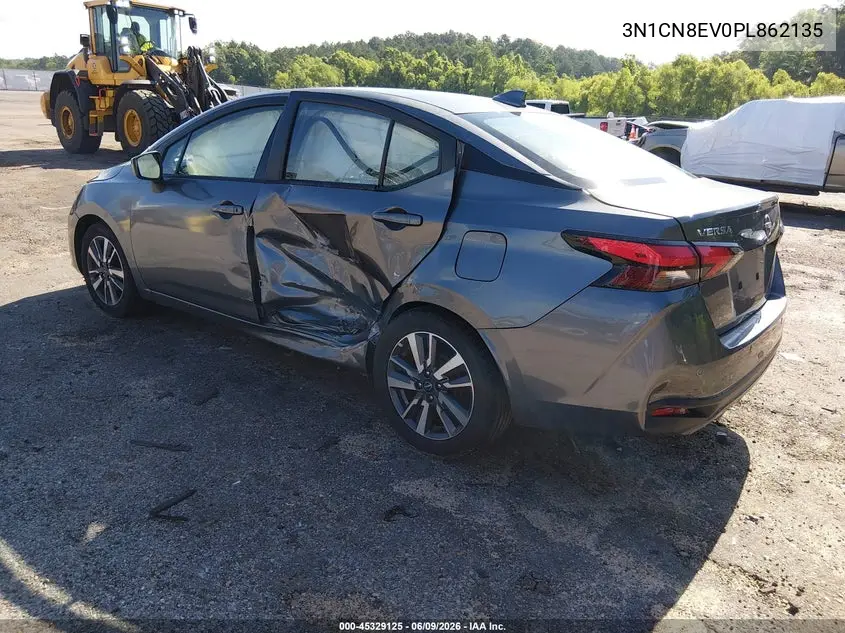 2023 Nissan Versa 1.6 Sv Xtronic Cvt VIN: 3N1CN8EV0PL862135 Lot: 45329125