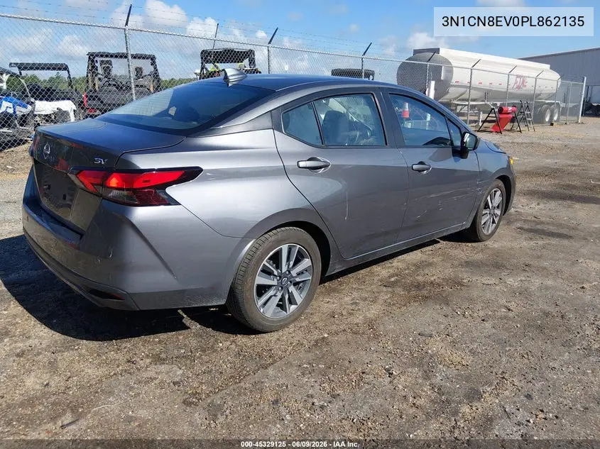 2023 Nissan Versa 1.6 Sv Xtronic Cvt VIN: 3N1CN8EV0PL862135 Lot: 45329125