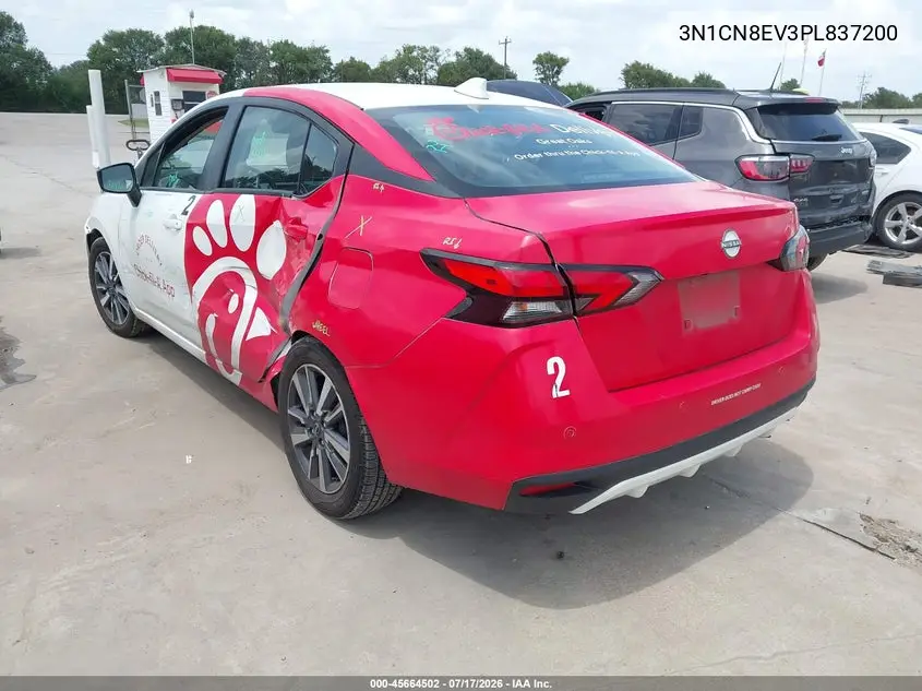 2023 Nissan Versa 1.6 Sv Xtronic Cvt VIN: 3N1CN8EV3PL837200 Lot: 45664502