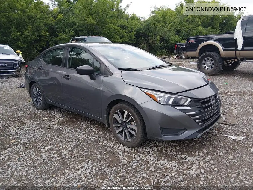 2023 Nissan Versa 1.6 S Xtronic Cvt VIN: 3N1CN8DVXPL869403 Lot: 45693410