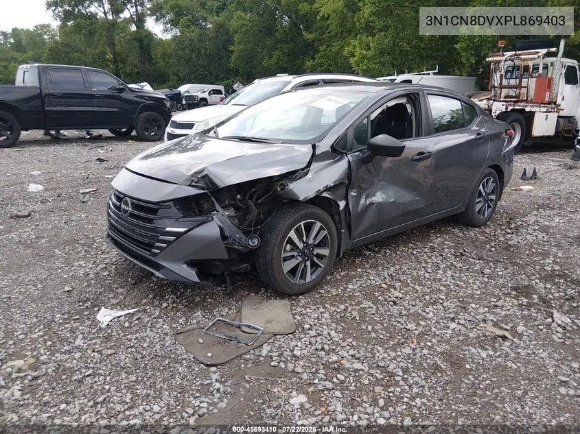 2023 Nissan Versa 1.6 S Xtronic Cvt VIN: 3N1CN8DVXPL869403 Lot: 45693410
