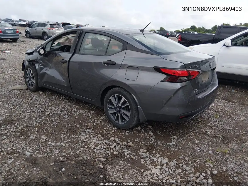 2023 Nissan Versa 1.6 S Xtronic Cvt VIN: 3N1CN8DVXPL869403 Lot: 45693410