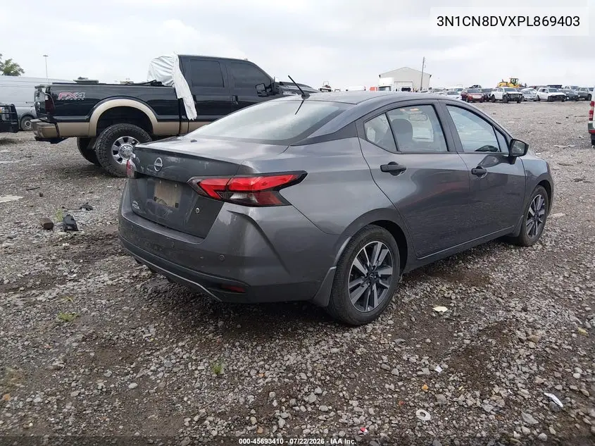 2023 Nissan Versa 1.6 S Xtronic Cvt VIN: 3N1CN8DVXPL869403 Lot: 45693410