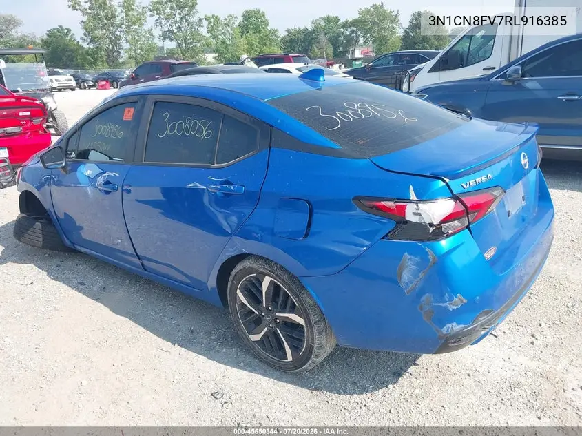 2024 Nissan Versa 1.6 Sr VIN: 3N1CN8FV7RL916385 Lot: 45650344