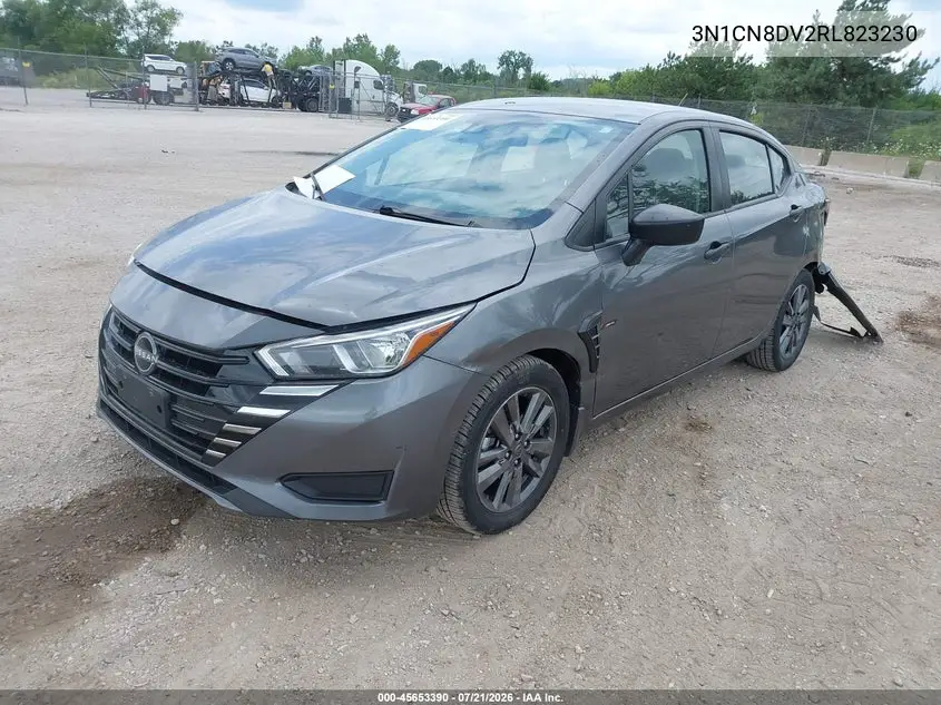 2024 Nissan Versa 1.6 S VIN: 3N1CN8DV2RL823230 Lot: 45653390