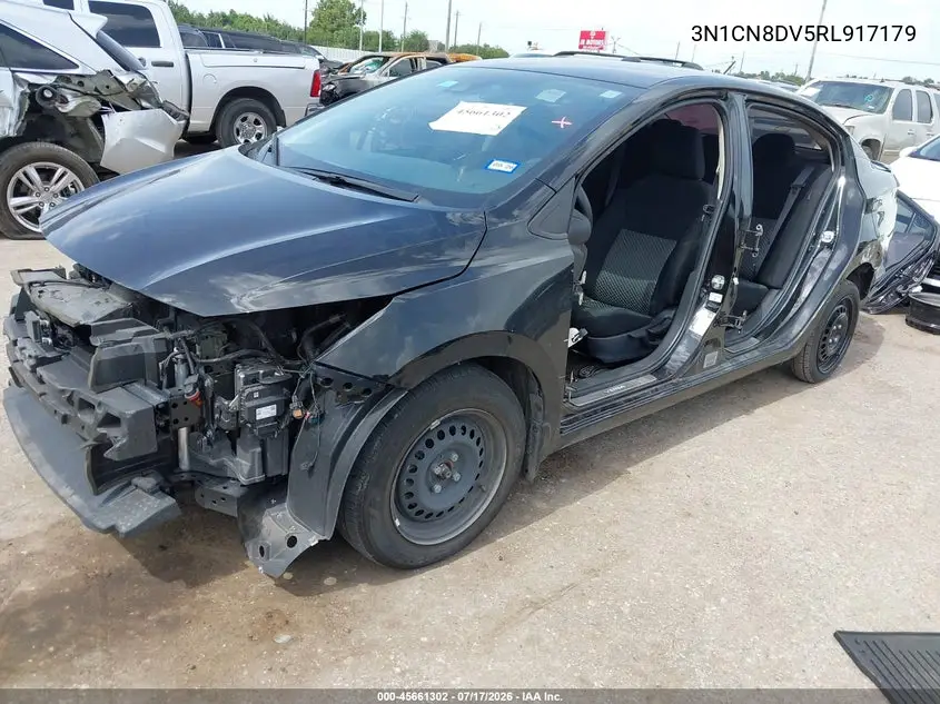 2024 Nissan Versa 1.6 S VIN: 3N1CN8DV5RL917179 Lot: 45661302