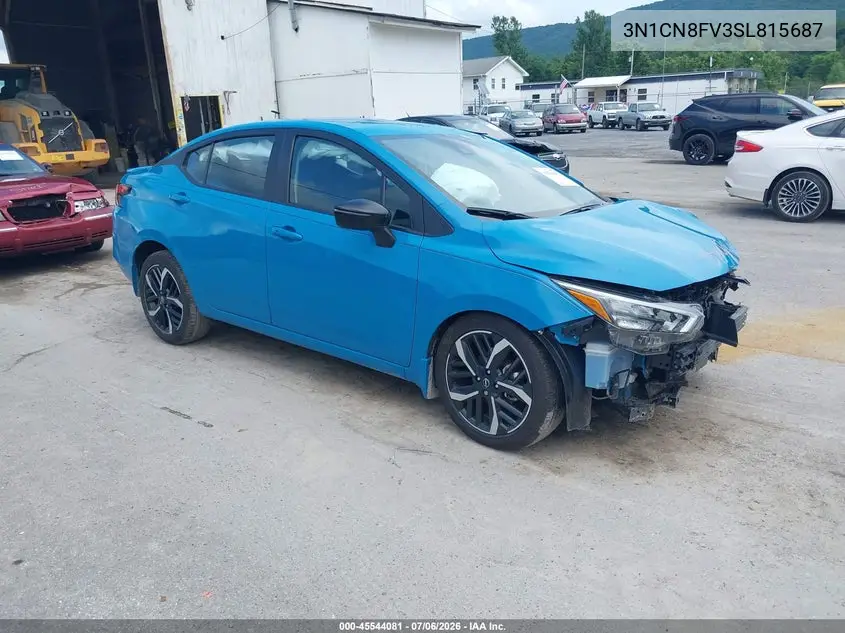 2025 Nissan Versa 1.6 Sr VIN: 3N1CN8FV3SL815687 Lot: 45544081
