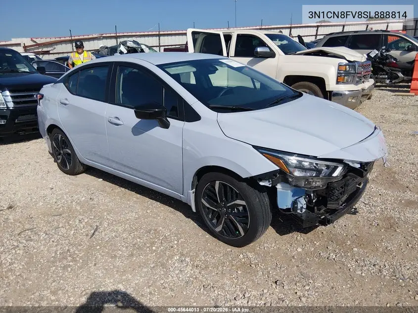 2025 Nissan Versa 1.6 Sr VIN: 3N1CN8FV8SL888814 Lot: 45644013