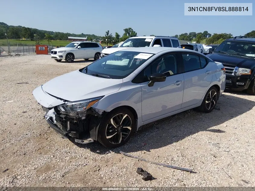 2025 Nissan Versa 1.6 Sr VIN: 3N1CN8FV8SL888814 Lot: 45644013