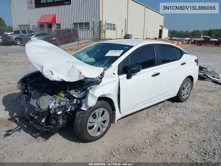 2025 Nissan Versa 1.6 S VIN: 3N1CN8DV1SL886065 Lot: 45651808