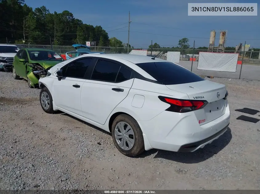 2025 Nissan Versa 1.6 S VIN: 3N1CN8DV1SL886065 Lot: 45651808
