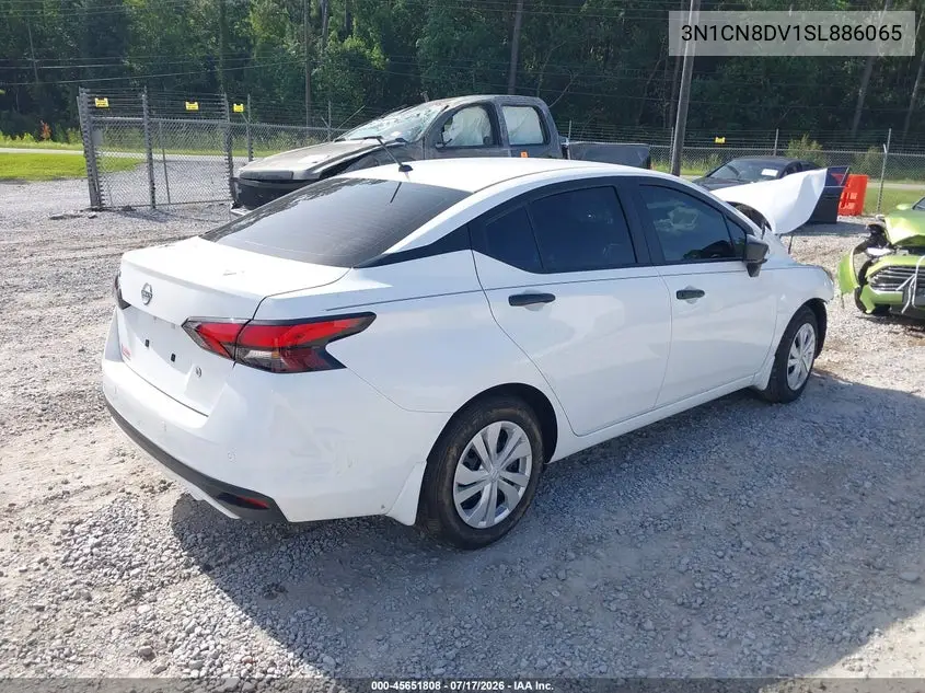 2025 Nissan Versa 1.6 S VIN: 3N1CN8DV1SL886065 Lot: 45651808
