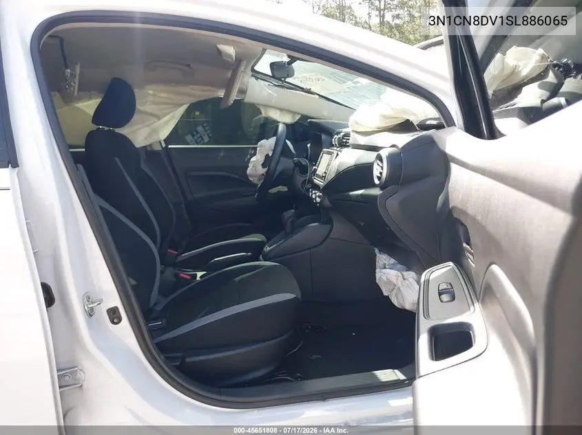 2025 Nissan Versa 1.6 S VIN: 3N1CN8DV1SL886065 Lot: 45651808
