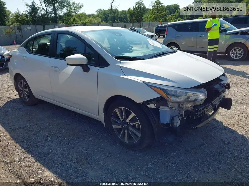 2025 Nissan Versa 1.6 Sv VIN: 3N1CN8EV9SL863650 Lot: 45668157