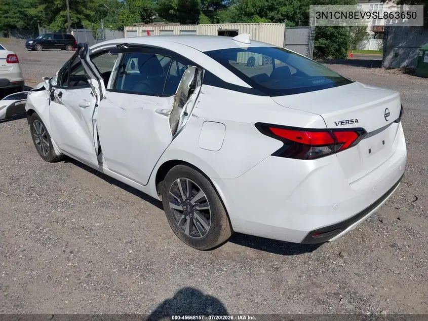 2025 Nissan Versa 1.6 Sv VIN: 3N1CN8EV9SL863650 Lot: 45668157